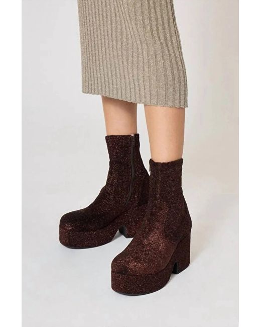 Manoush Red Bratz Platform Boots
