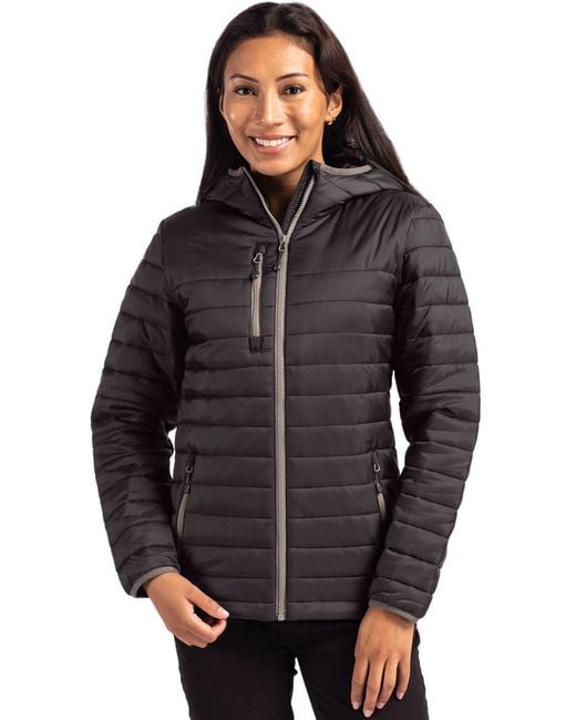 Clique Gray Valhalla Full Zip Puffer Jacket