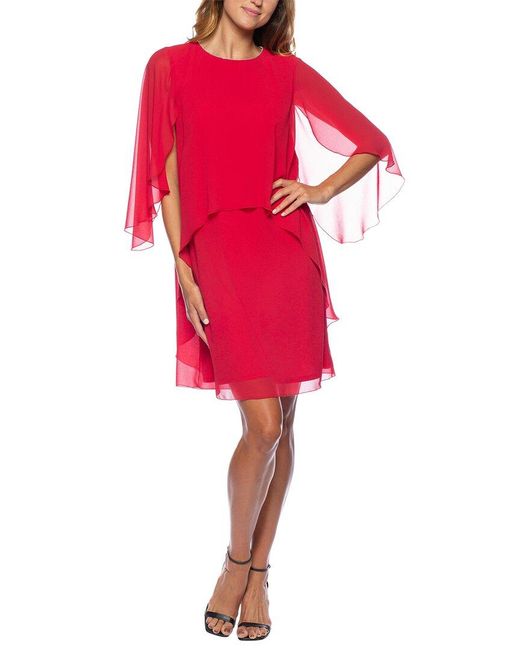 Marina Red Midi Dress