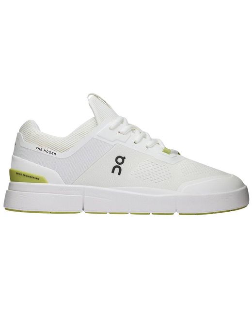 On Shoes White The Roger Spin Sneaker