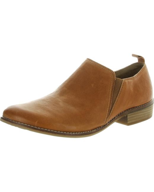 Söfft Brown Naisbury Leather Slip On Shooties