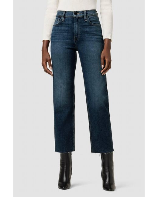 Hudson Blue Remi High-rise Straight Ankle Jean