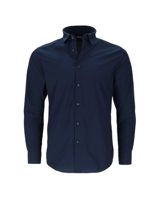 Roberto Cavalli Blue Dresss Shirt for men