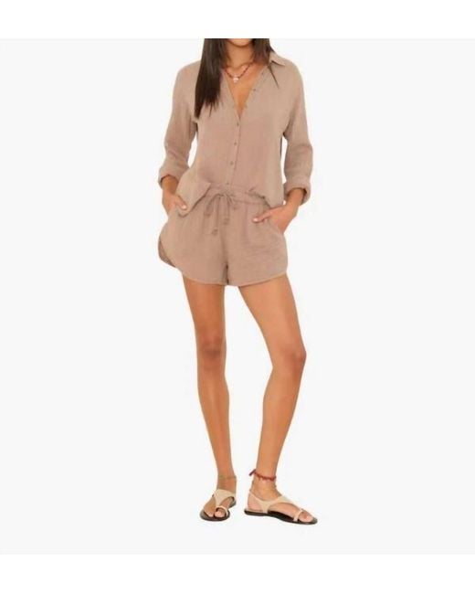 Xirena Natural Starla Drawstring Short