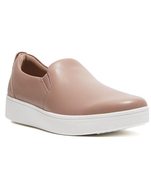 Fitflop Natural Rally Leather Sneaker
