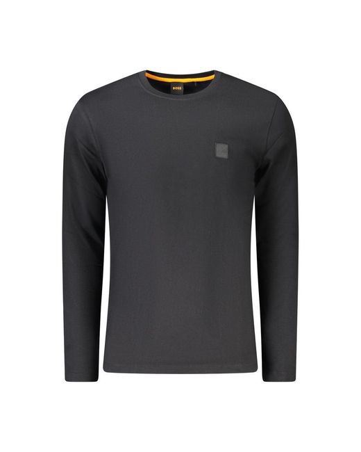 Boss Black Cotton Tshirt for men