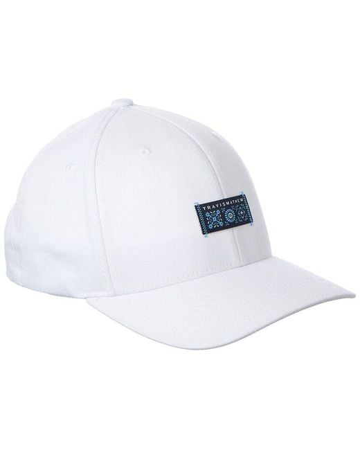 Travis Mathew White Museum Day Cap for men