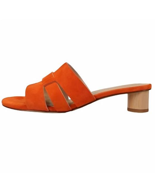 Vaneli Orange Heidi Sandals