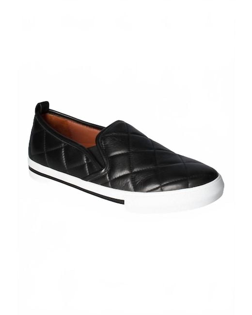 L'amour Des Pieds Black Kamada Leather Slip-On Sneakers