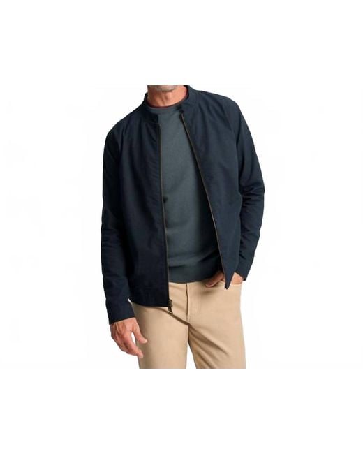 Genteal Blue Harrison Bomber Jacket for men