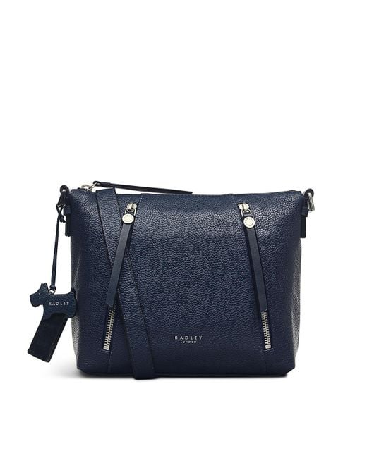 Radley Fountain Road Medium Zip Top Crossbody in Blue Lyst