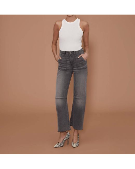 Le Jean Natural Utility Soft Barrel Trouser