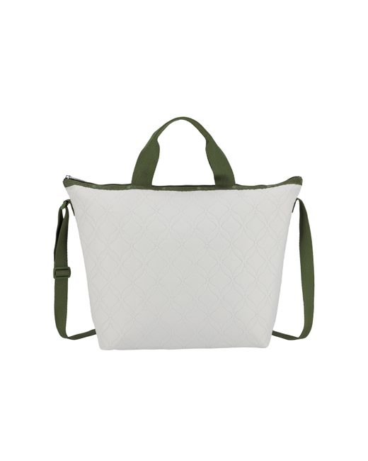 LeSportsac White Deluxe Easy Carry Tote