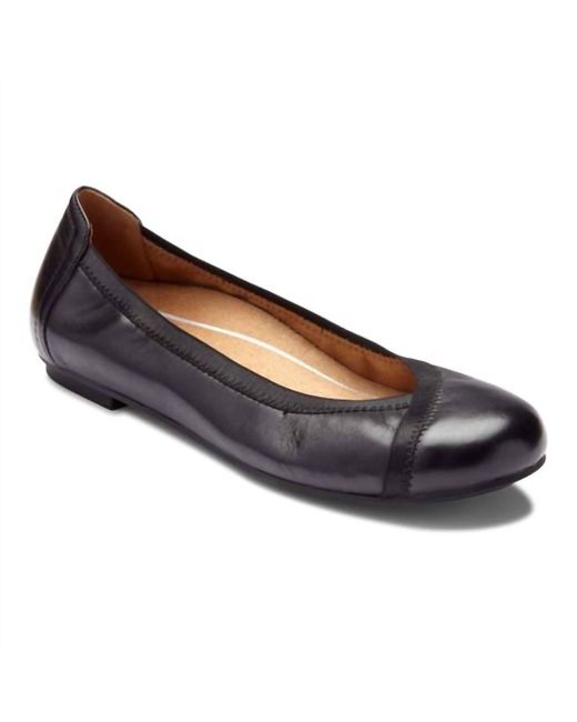 Vionic Blue Caroll Ballet Flat Shoes
