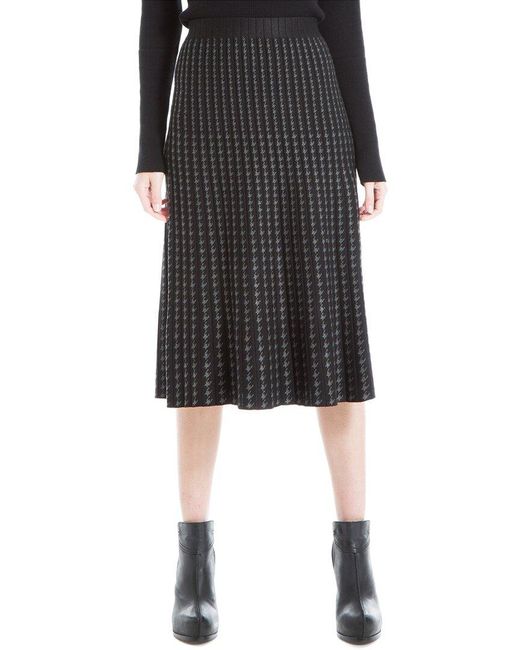 Max Studio Black Midi Sweater Skirt