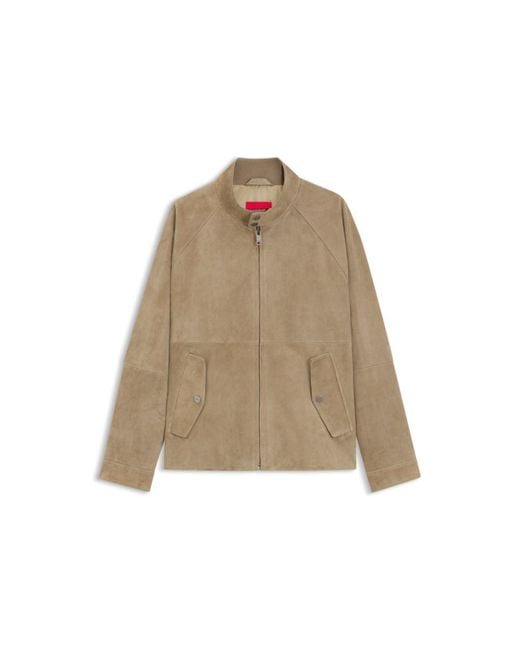 HUGO Natural Suede Jacket for men