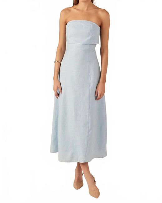 endless rose blue dress Endless Rose Sleeveless Blue Dress