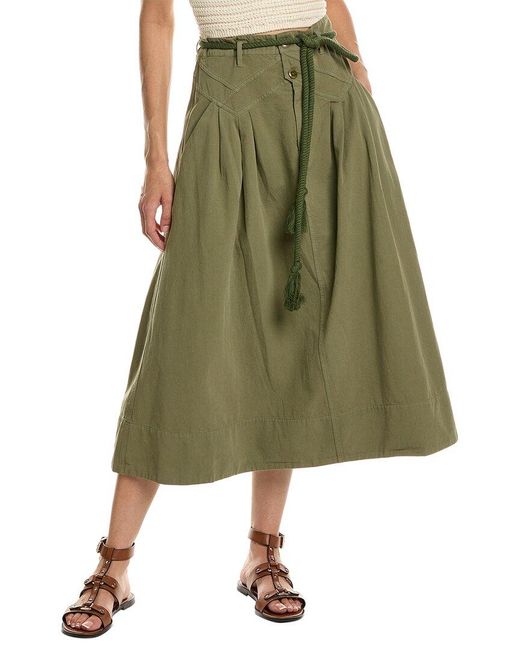 The Great Green The Field Midi Skirt