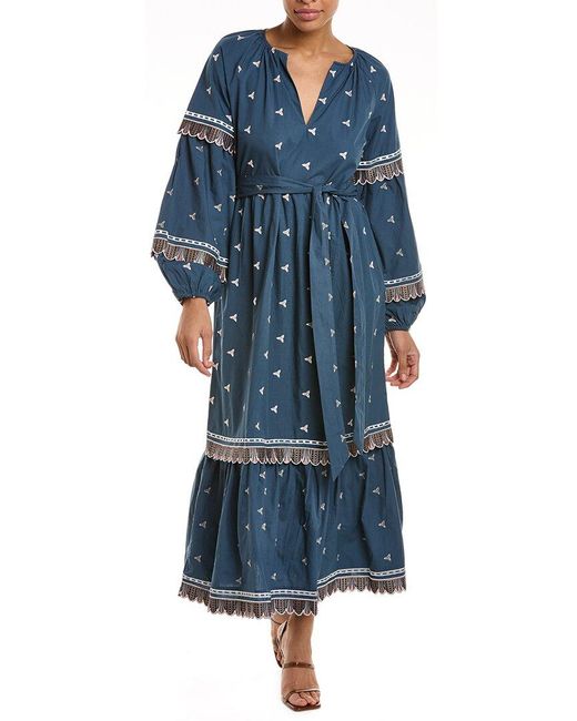 Marie Oliver Harlyn Maxi Dress in Blue | Lyst
