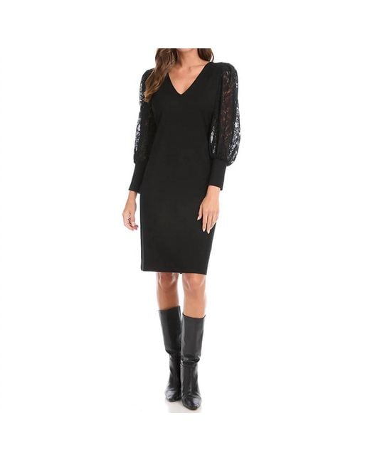 karen kane black lace dress Karen Kane Black Lace Slip Dress Size: L
