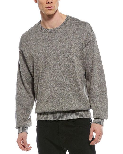 Rag Bone Men's Gray Dexter Marl Crewneck Sweater
