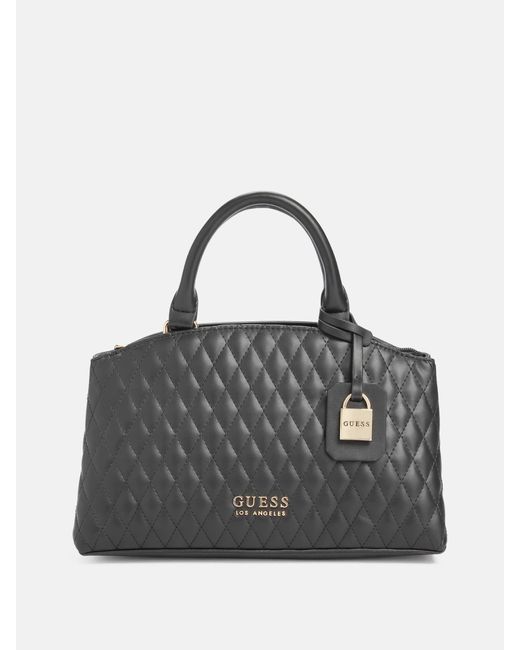 Guess Factory Black Easley Small Satchel