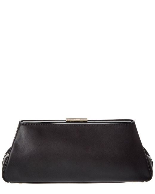 Jason Wu Black Leather Clutch