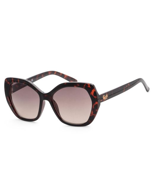Guess Brown 55mm Sunglasses Gf0390-52f