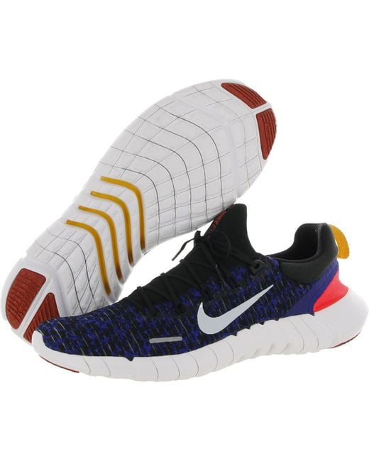 Nike Free Rn 5.0 Next Nature Knit Performance Running Shoes in Blue for Men  | Lyst