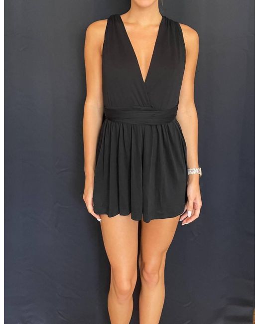 Mustard Seed Black Gina Multiple Way Romper