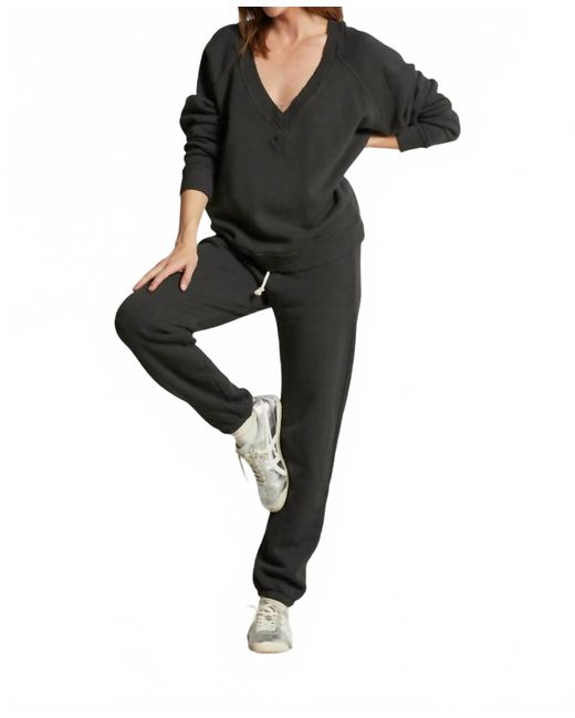 PERFECTWHITETEE Black Michelle Jogger Pants