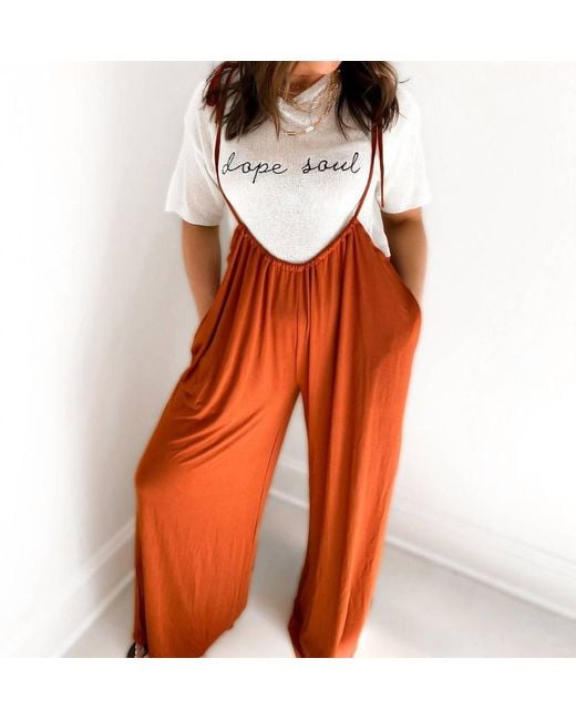 WLM Orange The Dani Drawstring Jumper