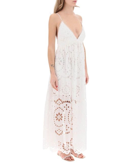 Zimmermann Multicolor Lexi Maxi Dress In Broderie Anglaise