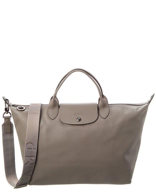 Longchamp Brown Le Pliage Xtra Leather Bag