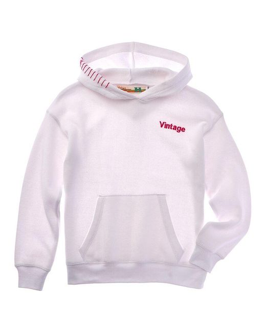Vintage Havana Pink Vintage Exposed Stitch Hoodie