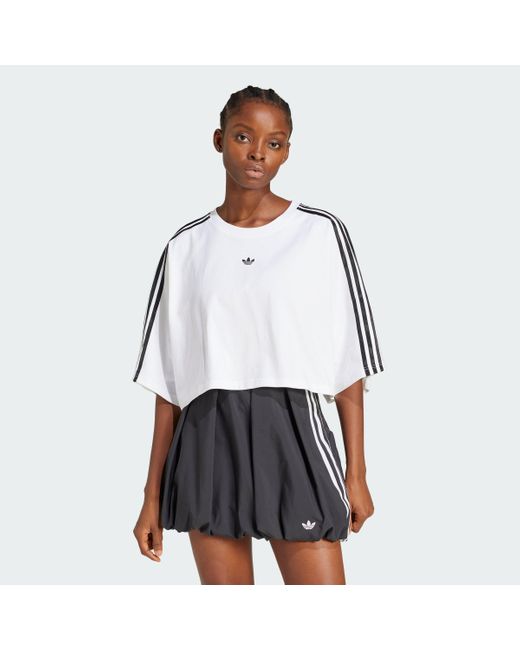 ★adidas★ ADILENIUM 3 Boxy Oversized Tee White adidas Adilenium Season 3 Boxy Oversized Tee White - SS25 - US