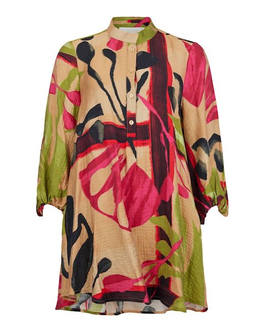 Noen Pink Cabo Tunic Top