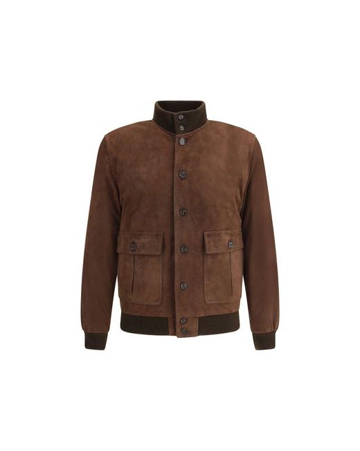 Valstar Brown Leather Jacket for men