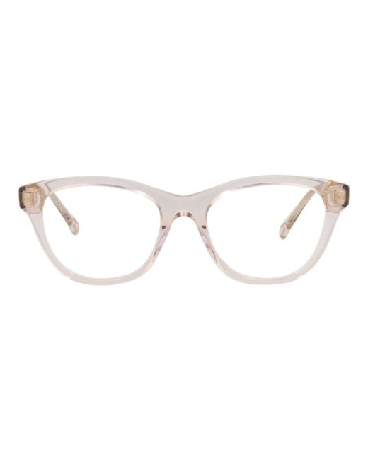 Chloé Natural Cat Eye-Frame Bio Acetate Optical Frames