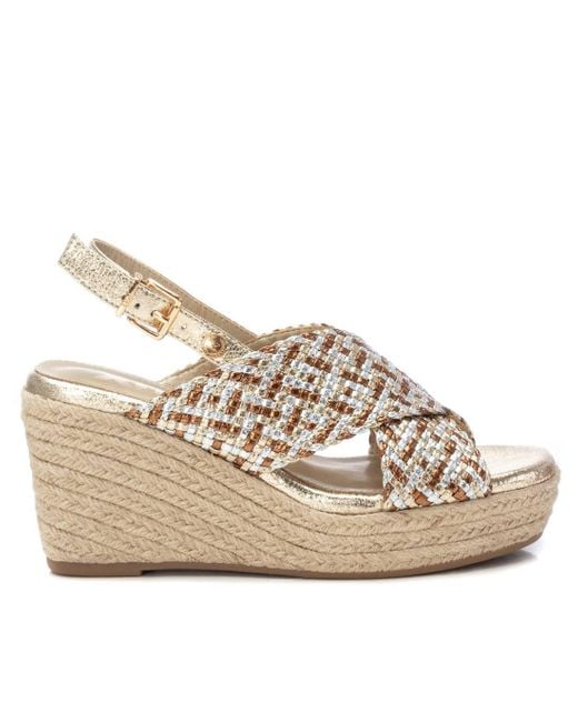 Xti Natural Wedge Sandals By
