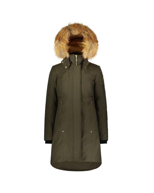 Moose Knuckles Green Cotton Jacket Coat