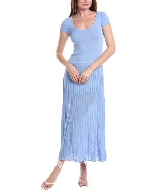 Solid & Striped Blue The Bridget Maxi Dress
