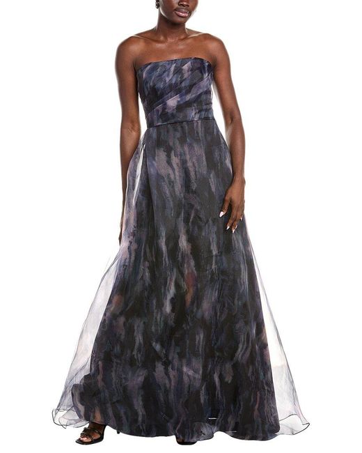 Rene Ruiz Black Organza Gown