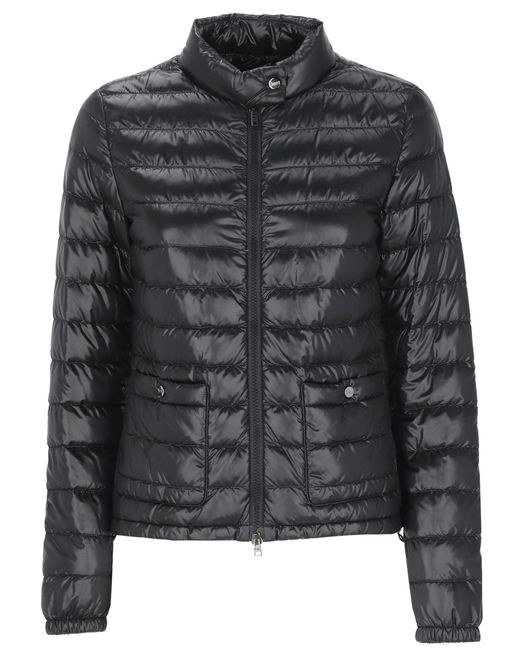 Herno Black High Neck Quilted Down Jacket