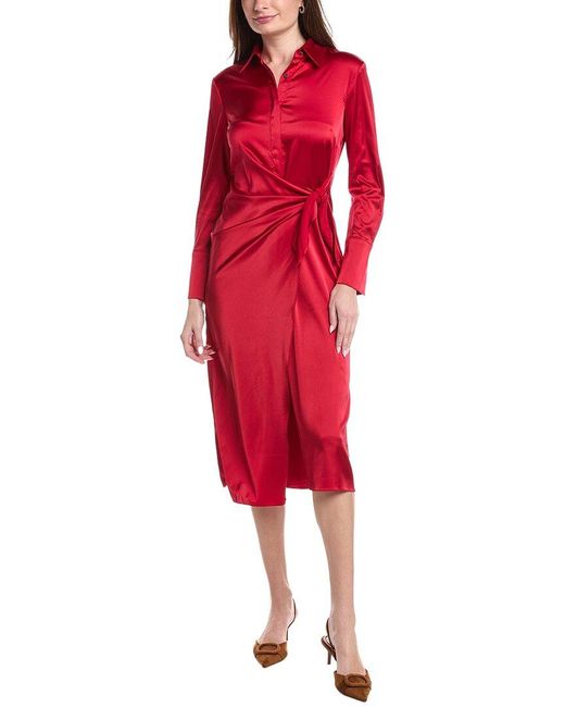 J.McLaughlin Red Leandra Dress