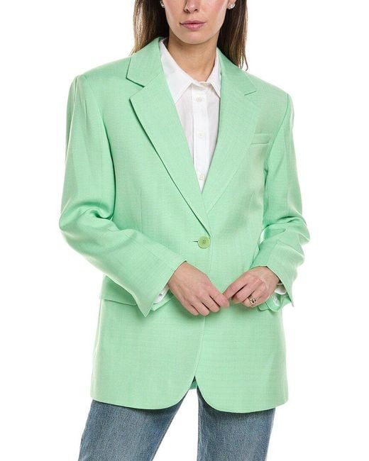 Sandro Green Suit Blazer