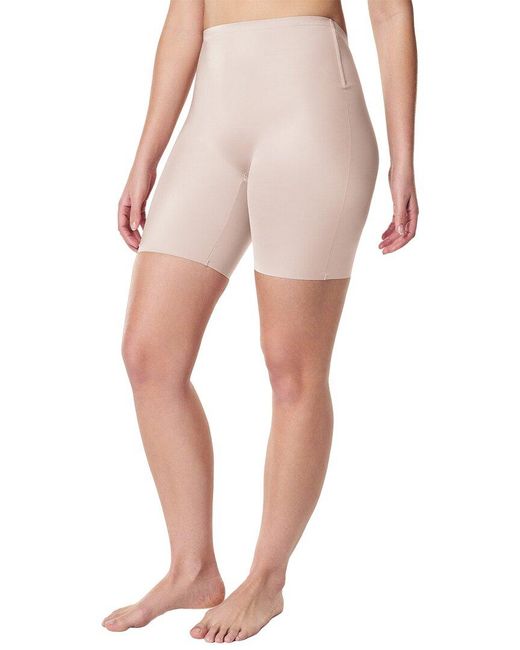 Spanx Pink Low Back Mid Thigh Short