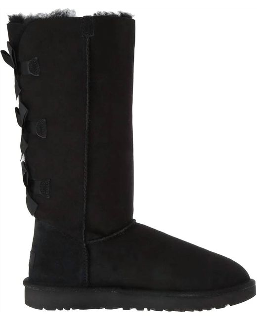 Ugg Black Bailey Bow Tall Boot