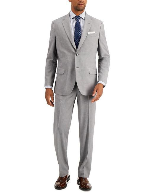Nautica Gray 2 Pc Business Two-button Suit for men