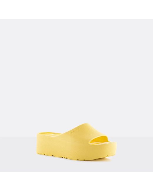 Lemon Jelly Yellow Solis Sandals